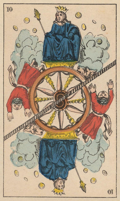 Besançon Tarot Deck: 1870 Gaudais Edition - Lo Scarabeo Anima Antiqua