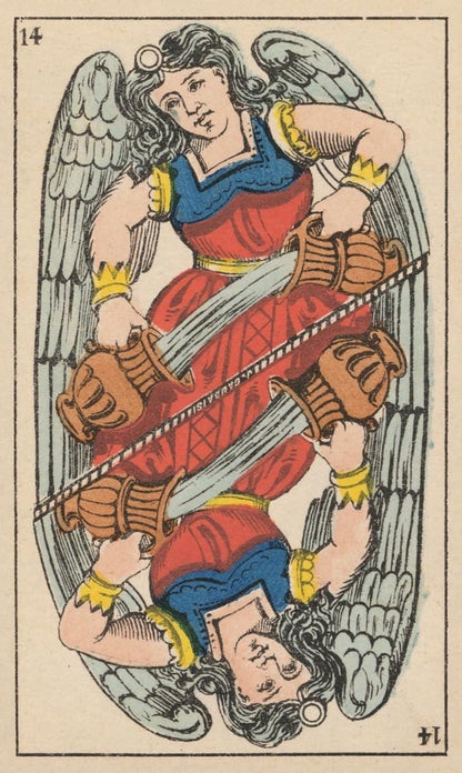 Besançon Tarot Deck: 1870 Gaudais Edition - Lo Scarabeo Anima Antiqua