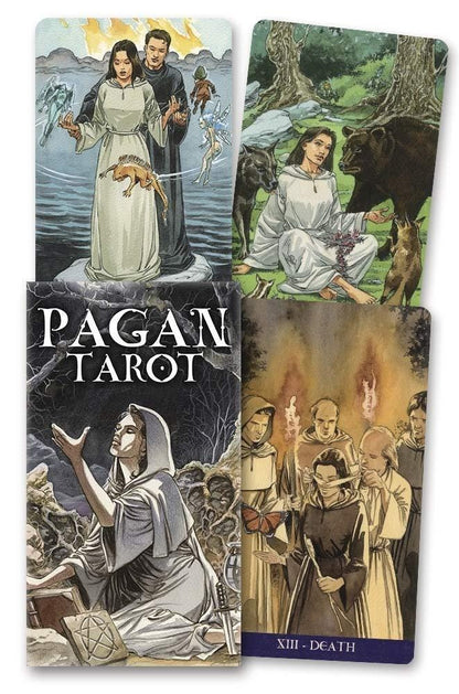 Pagan Tarot Deck Lo Scarabeo Wiccan Traditions 78 Cards Fully Licensed and Original Inclusive Tarot Deck Guidebook Home Decor Gift