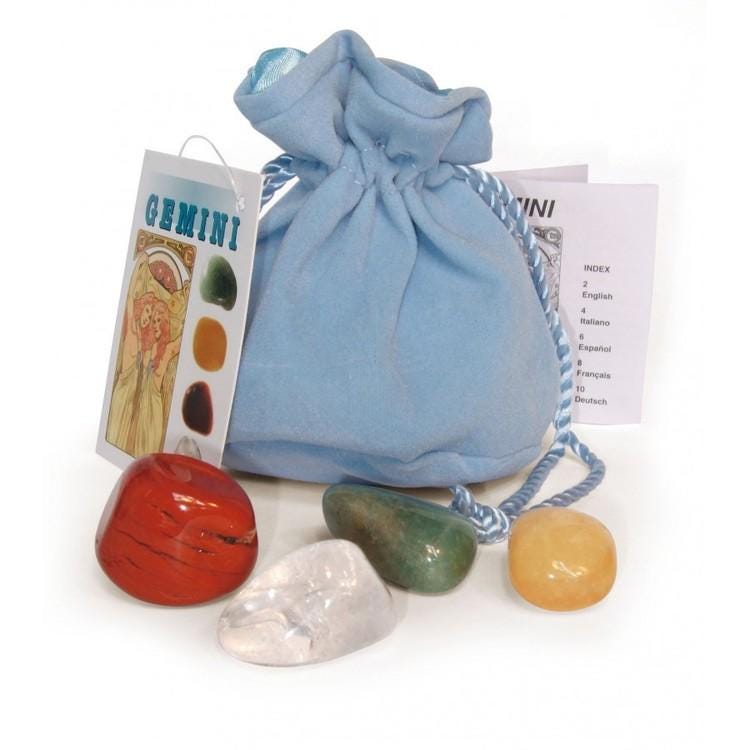 Zodiac Crystal Set: Tumble Stones, Birth Month Sign