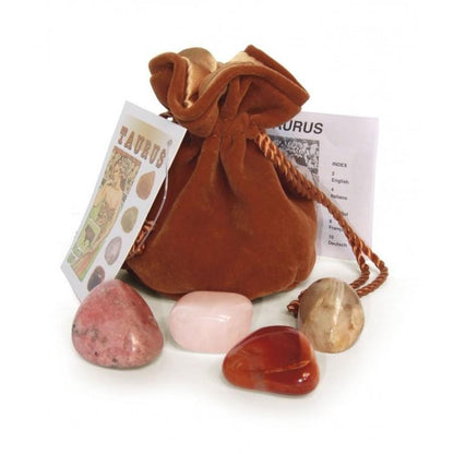 Zodiac Crystal Set: Tumble Stones, Birth Month Sign