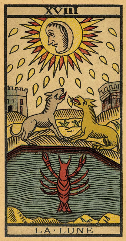 Tarot de Marseille 1890 Gassmann Edition 78 Cards Fully Licensed and Original Inclusive Tarot Deck Guidebook Home Decor Gift