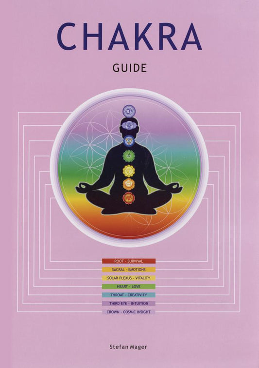 Chakra Laminated Fold Out Guide for Beginners Creating Magickal Space Midnight Witch Spirituality Study Balance Book Home Decor Healing Gift