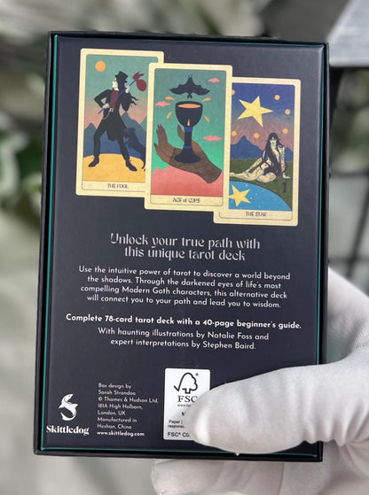Modern Goth Tarot Deck 78 Cards Fully Licensed and Original Inclusive Tarot Deck Guidebook Home Decor Gift LGBT