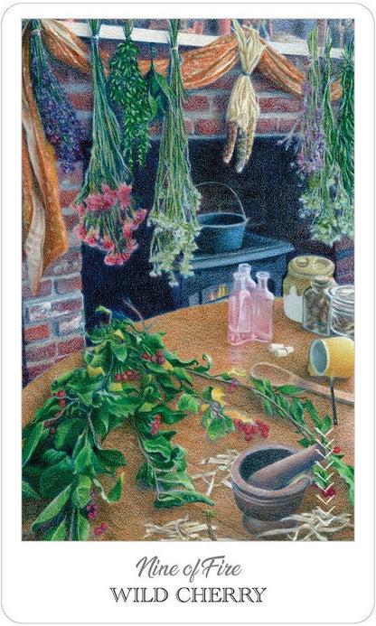 The Herbcrafter's Tarot Deck and Guidebook 78 Cards Fully Licensed and Original Inclusive Tarot Deck Guidebook Home Decor Gift