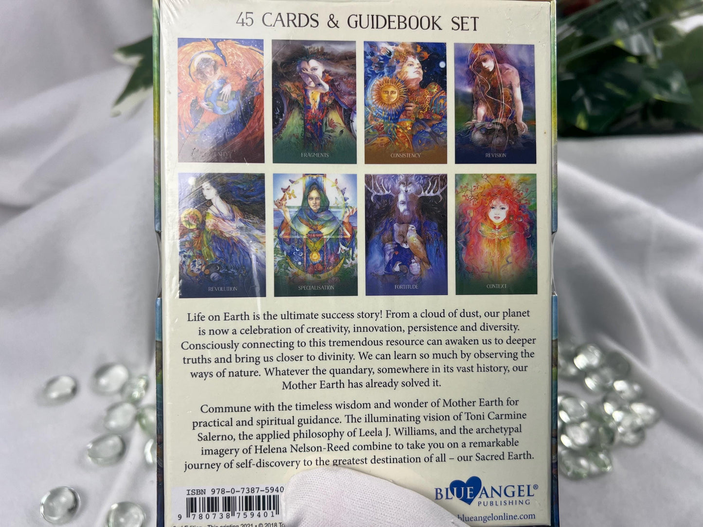 The Sacred Earth Oracle Tarot Deck by Salerno Williams Reed Fully Licensed Original Inclusive Guidebook Collector Edition Birthday Student