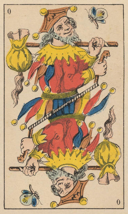 Besançon Tarot Deck: 1870 Gaudais Edition - Lo Scarabeo Anima Antiqua