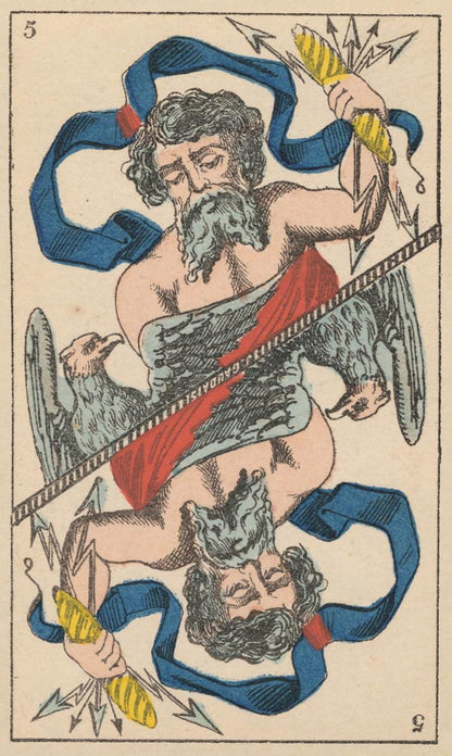 Besançon Tarot Deck: 1870 Gaudais Edition - Lo Scarabeo Anima Antiqua