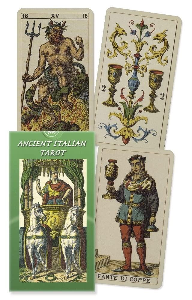 Ancient Italian Tarot Deck: Lo Scarabeo 78 Cards with Guidebook