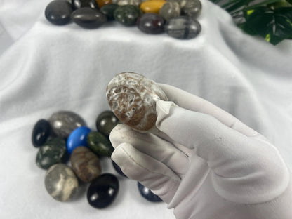 Random or Preferred pick Polished Palm Stone Anxiety Relief Meditation Crystal Home Decor Quartz Agate Jade Worry Pocket Stress Anxiety Gift