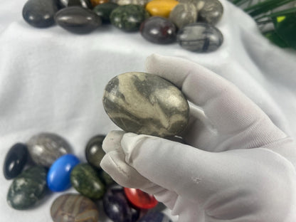 Random or Preferred pick Polished Palm Stone Anxiety Relief Meditation Crystal Home Decor Quartz Agate Jade Worry Pocket Stress Anxiety Gift