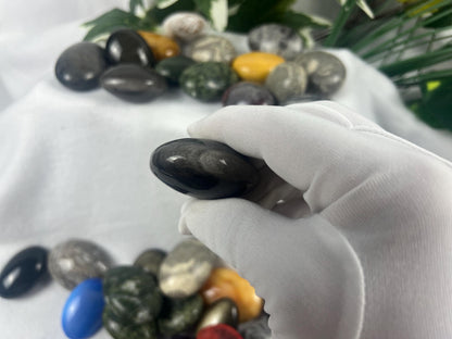 Random or Preferred pick Polished Palm Stone Anxiety Relief Meditation Crystal Home Decor Quartz Agate Jade Worry Pocket Stress Anxiety Gift