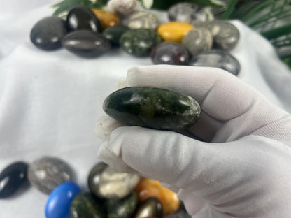 Random or Preferred pick Polished Palm Stone Anxiety Relief Meditation Crystal Home Decor Quartz Agate Jade Worry Pocket Stress Anxiety Gift