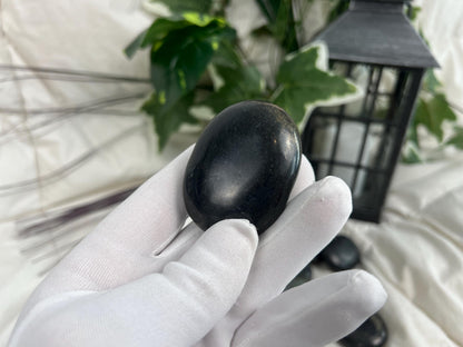 Polished Chalcopyrite Palm Stone: Chilean Copper Crystal, Worry Stone Home Decor Worry Pocket Stress Anxiety Palm Stone