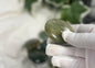 Green Mica Palm Stone: Polished Crystal for Stress & Anxiety Relief Home Decor Worry Pocket Stress Anxiety Palm Stone
