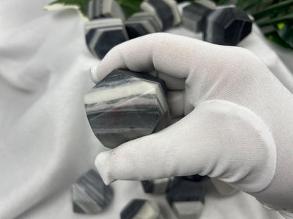 Taiji Jade Free Form Stone: Polished Worry Stone, Home Decor Home Decor Worry Pocket Stress Anxiety Palm Stone