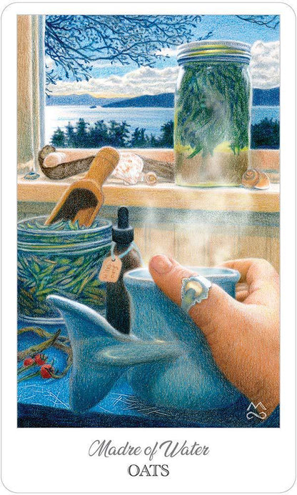 The Herbcrafter's Tarot Deck and Guidebook 78 Cards Fully Licensed and Original Inclusive Tarot Deck Guidebook Home Decor Gift