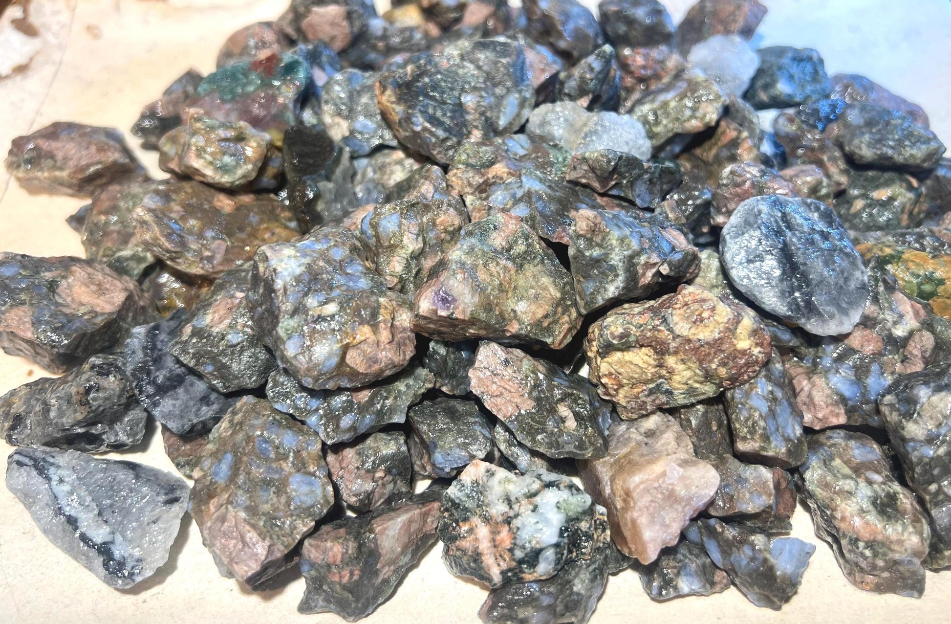 Raw Que Sera Stone (Llianite Galaxy Rhyolite) - Anxiety Relief & Home Decor