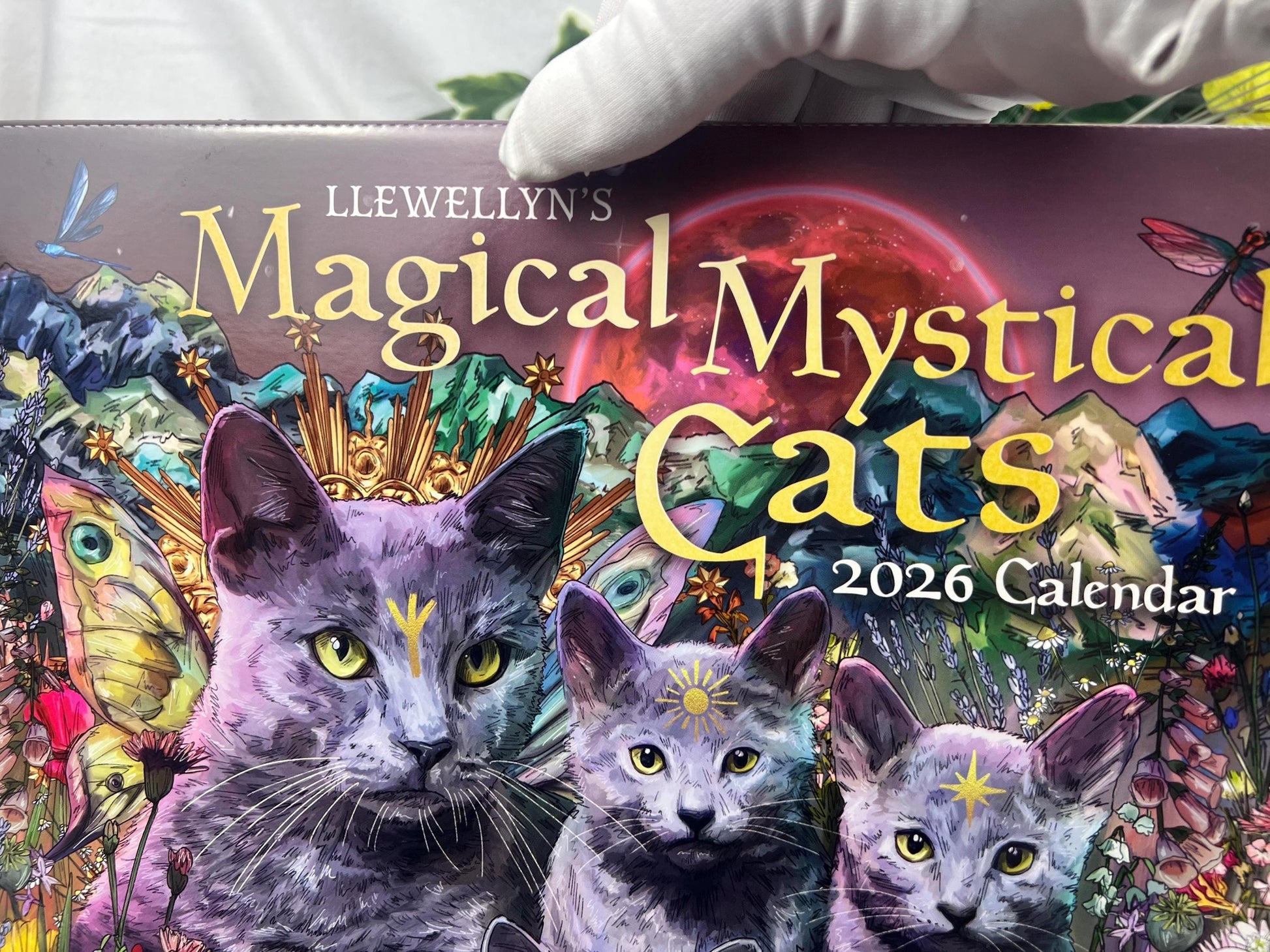 Llewellyn's 2026 Magical Mystical Cats Calendar Art Painting Picture Craft Holiday Christmas Xmas Gift Home Decor Christmas Xmas Birthday