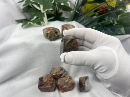 Brecciated Jasper Palm Stone: Polished Crystal for Stress Relief Home Decor Worry Pocket Stress Anxiety Palm Stone