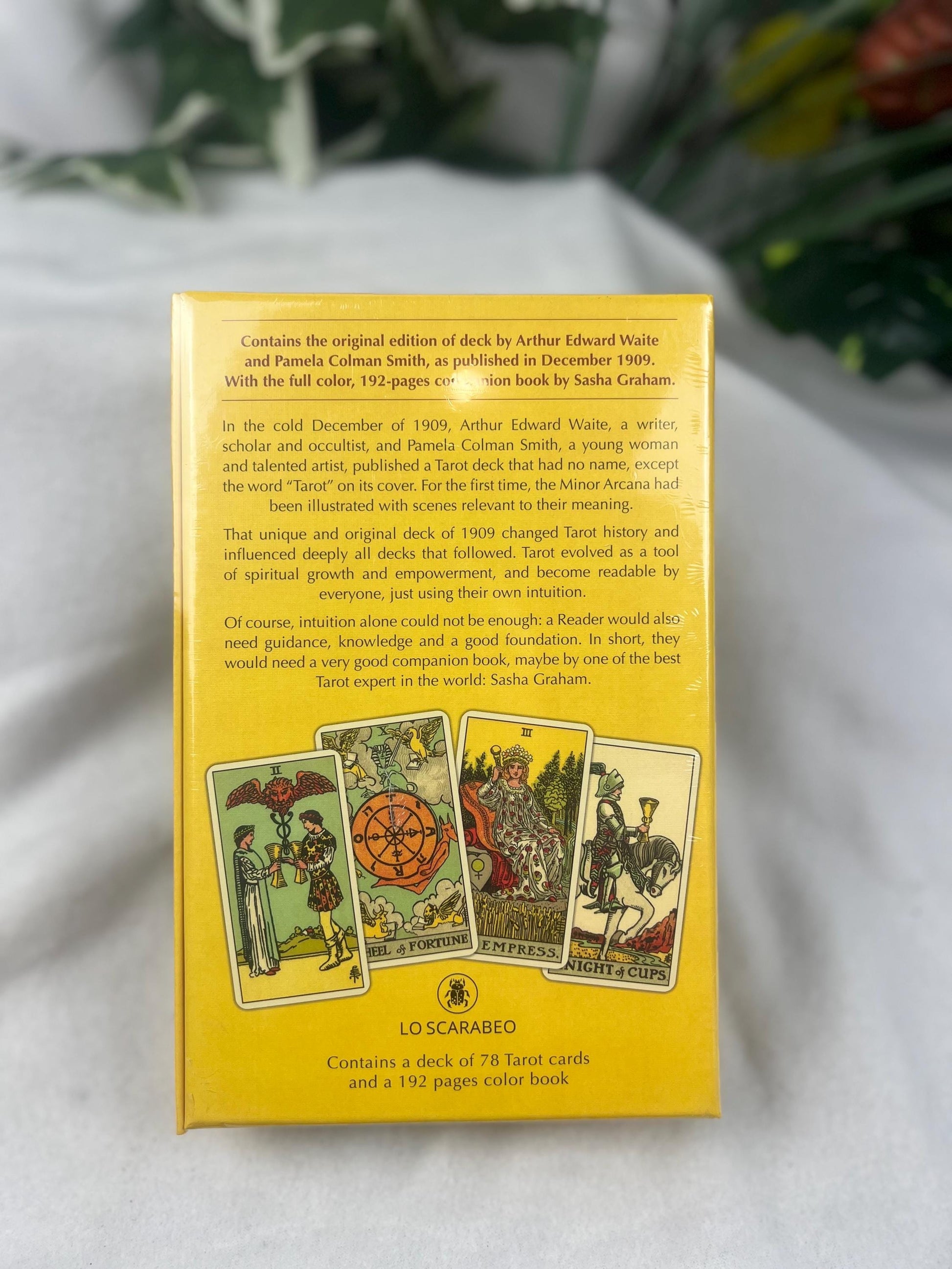 1909 Rider-Waite-Smith Tarot Deck Guidebook Cards Fully Licensed and Original and Guidebook Special Gift Game Fortune Lo Scarabeo Home Decor