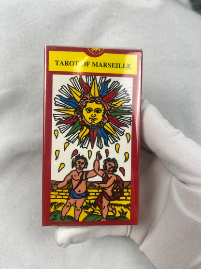 Marseille Tarot Deck 78 Cards Fully Licensed and Original Inclusive Tarot Deck Guidebook Home Decor Gift