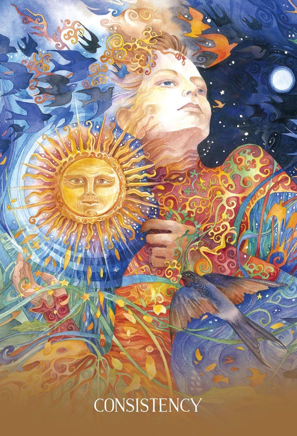 The Sacred Earth Oracle Tarot Deck by Salerno Williams Reed Fully Licensed Original Inclusive Guidebook Collector Edition Birthday Student