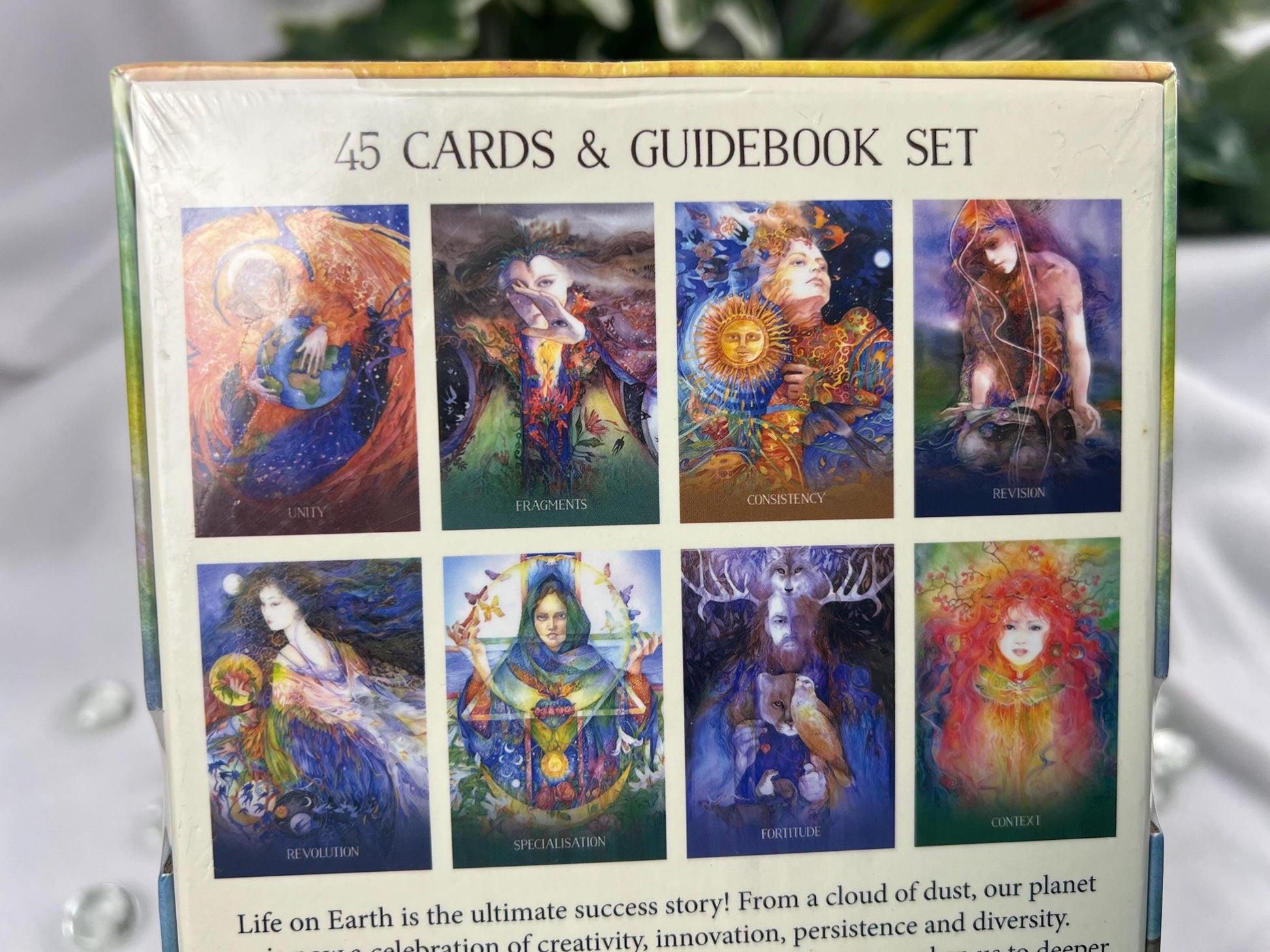 The Sacred Earth Oracle Tarot Deck by Salerno Williams Reed Fully Licensed Original Inclusive Guidebook Collector Edition Birthday Student
