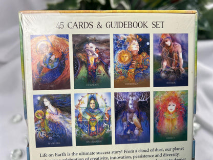 Sacred Earth Oracle Tarot Deck 78 Cards Fully Licensed and Original Inclusive Tarot Deck Guidebook Home Decor Gift