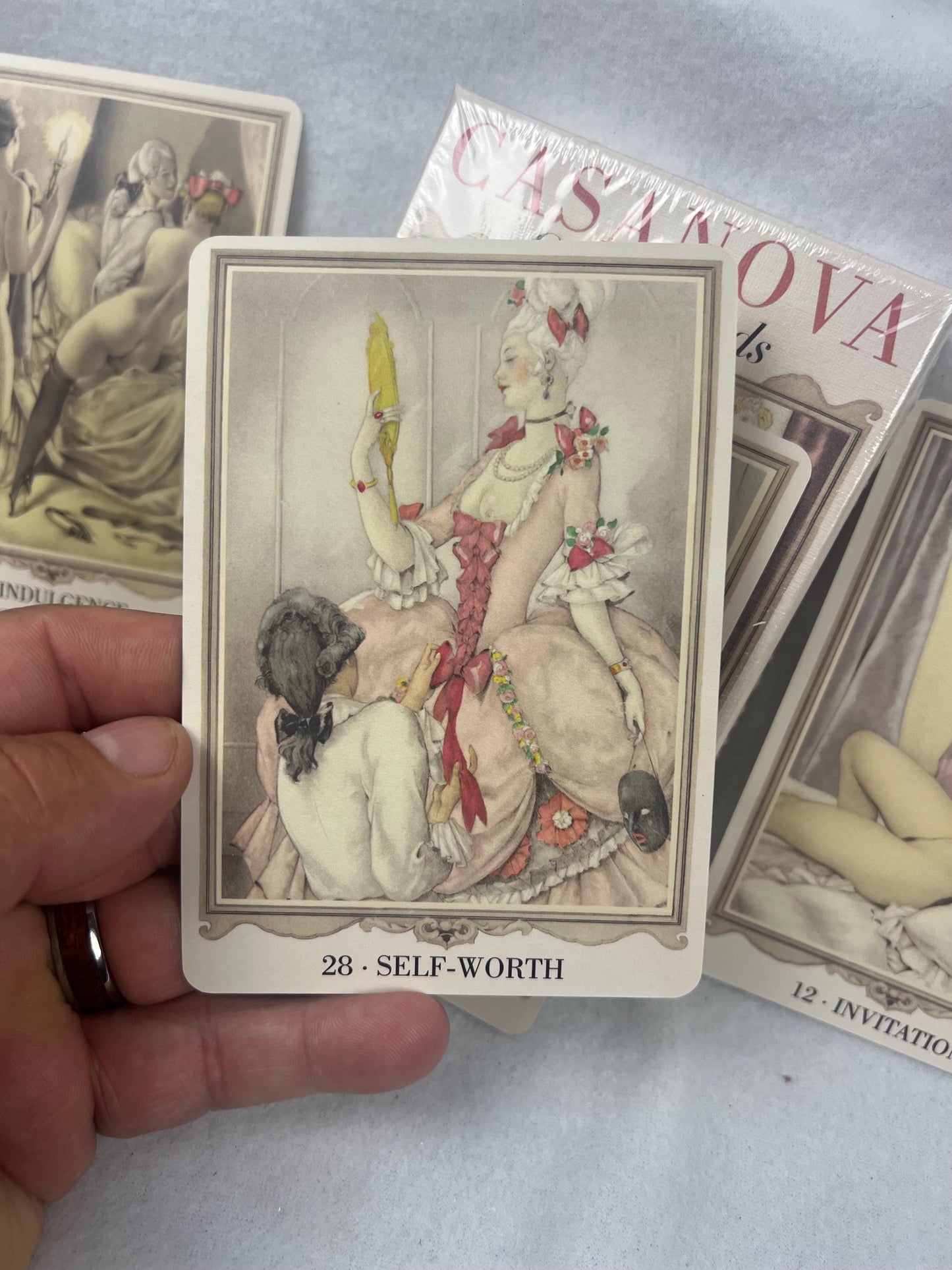 Casanova Oracle Deck with 128-page Guidebook 32 Large Cards Fully Licensed Special Gift Fortune Lo Scarabeo Home Decor Historical Artistic