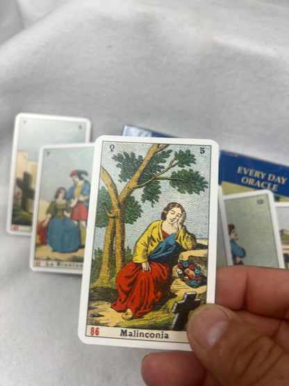 The Italiana Oracle Deck 78 Cards Fully Licensed and Original Inclusive Tarot Deck Guidebook Home Decor Gift
