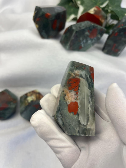 Egyptian Brecciated Jasper Palm Stone: Natural Crystal Worry Stone Home Decor Worry Pocket Stress Anxiety Palm Stone