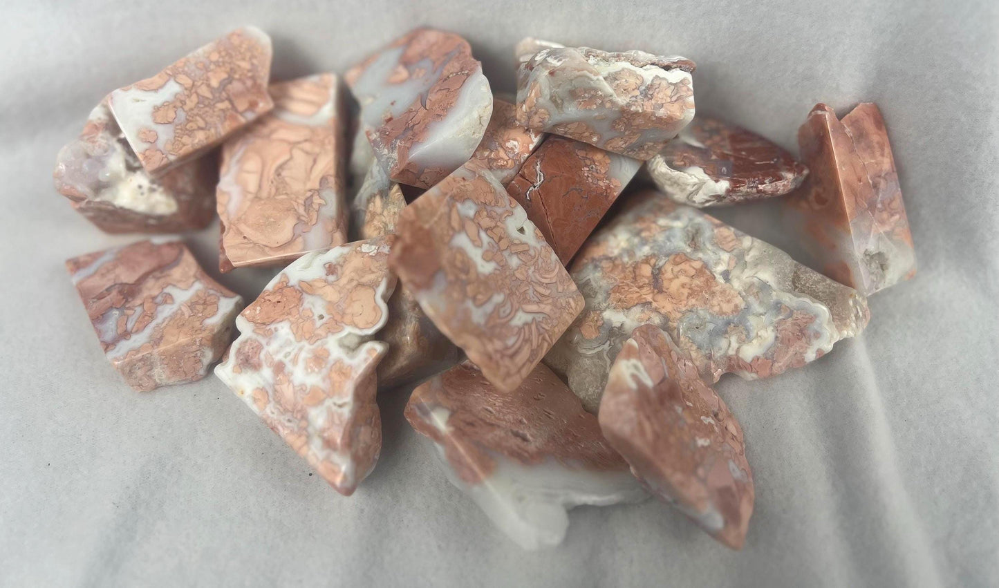 Antique Rose Agate Palm Stone: Polished Crystal for Meditation Home Decor Worry Pocket Stress Anxiety Palm Stone