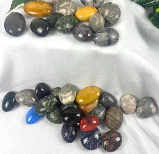 You Pick You Choose Palm Stone Polished Crystals Untreated Anxiety Home Decor Wholesale minerals School Christmas Xmas Home Decor Confetti