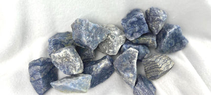 Raw Blue Aventurine Palm Stone: Polished Crystal for Anxiety Relief