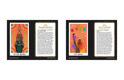 Queer Tarot for you and Me Inclusive Tarot Deck 78 Cards Fully Licensed and Original Inclusive Tarot Deck Guidebook Home Decor Gift