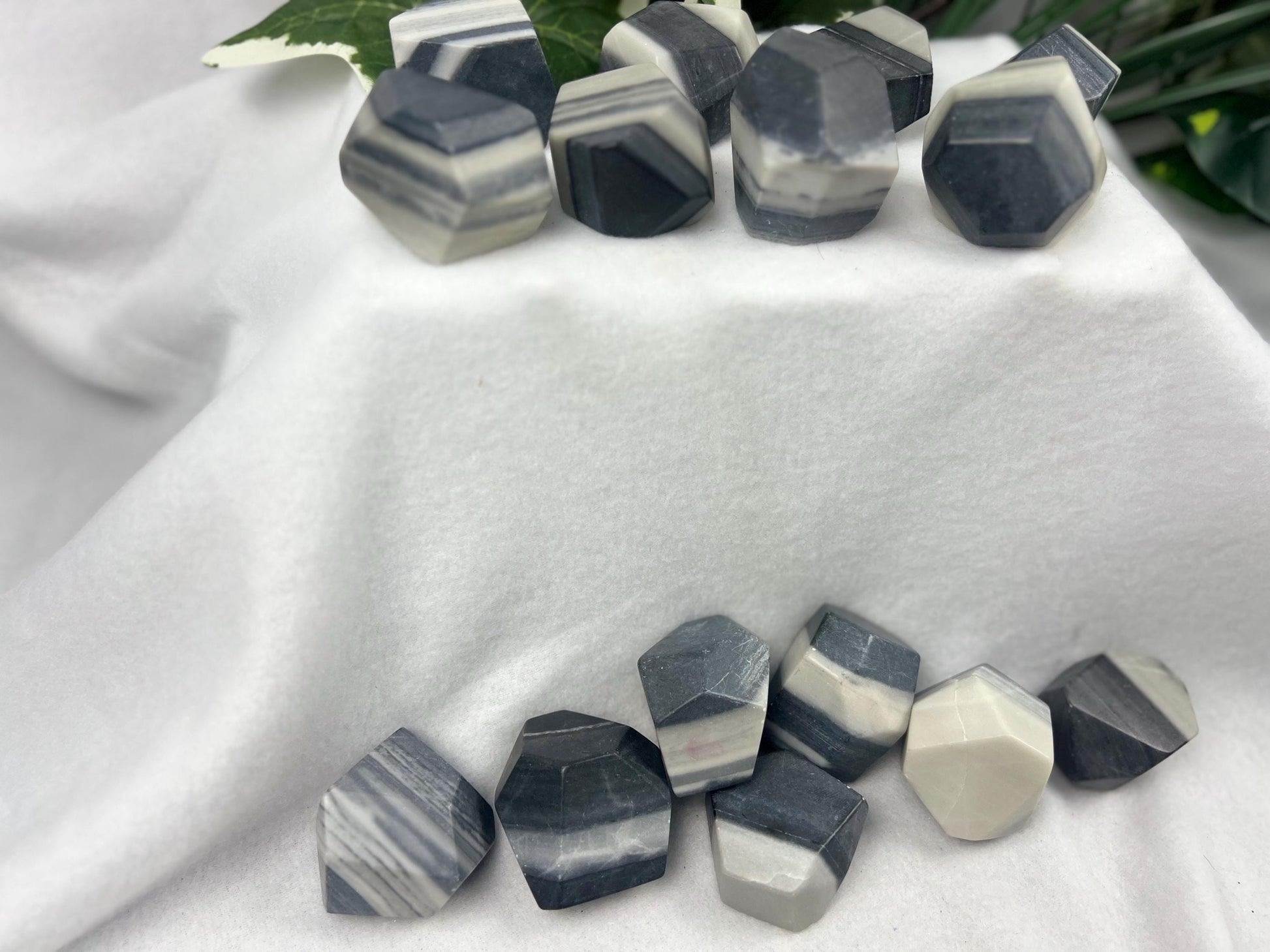 Taiji Jade Free Form Stone: Polished Worry Stone, Home Decor Home Decor Worry Pocket Stress Anxiety Palm Stone