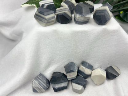 Taiji Jade Free Form Stone: Polished Worry Stone, Home Decor Home Decor Worry Pocket Stress Anxiety Palm Stone