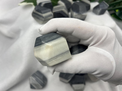 Taiji Jade Free Form Stone: Polished Worry Stone, Home Decor Home Decor Worry Pocket Stress Anxiety Palm Stone