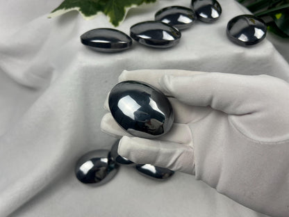 Terahertz Palm Stone: Reflective Home Decor, Focus Aid Home Decor Worry Pocket Stress Anxiety Palm Stone