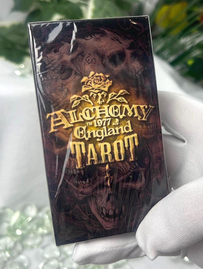 Alchemy 1977 English Tarot Deck 78 Cards Fully Licensed and Original Inclusive Tarot Deck Guidebook Home Decor Gift
