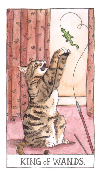 Cat Tarot Deck 78 Cards Fully Licensed and Original Inclusive Tarot Deck Guidebook Home Decor Gift