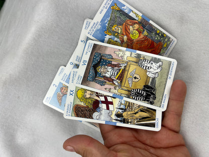 Universal Waite-Angelis Tarot Deck 78 Cards Fully Licensed and Original Inclusive Tarot Deck Guidebook Home Decor Gift