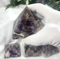 Satpura Mountain Amethyst Pyramid Polished Home Decor Worry Distraction