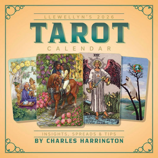 Llewellyn's 2026 Tarot Calendar Home Decor Wall Picture Craft Holiday Christmas Xmas Birthday Funny Llewelyn Journal Gift Meditation