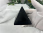 Namibia Black Tourmaline Pyramid Natural Crystal Polished Worry Stone Home Decor Anxiety Pocket Distraction Meditation Birthday Christmas