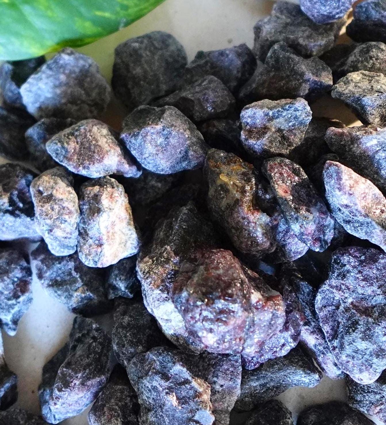Raw Garnet Stone: Natural Untreated Crystals for Arts, Crafts & Decor