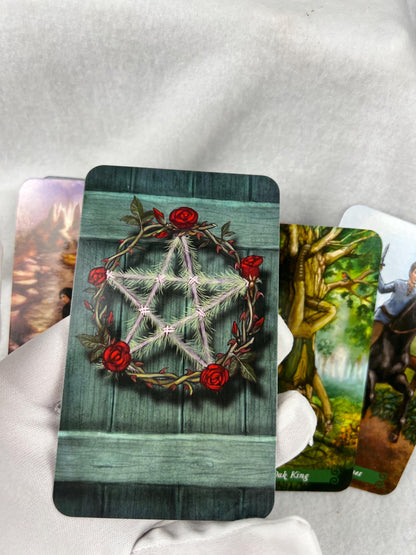 The Green Witch Tarot Deck and Guidebook 78 Cards Fully Licensed and Original Inclusive Tarot Deck Guidebook Home Decor Gift