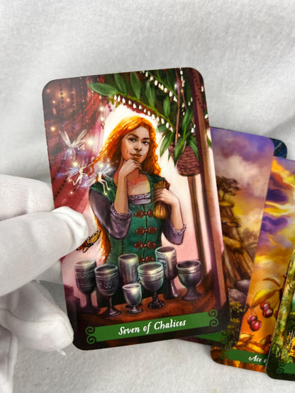 The Green Witch Tarot Deck and Guidebook 78 Cards Fully Licensed and Original Inclusive Tarot Deck Guidebook Home Decor Gift