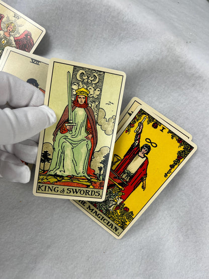 1909 Rider-Waite-Smith Tarot Deck 78 Cards Fully Licensed and Original Inclusive Tarot Deck Guidebook Home Decor Gift